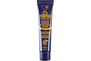 DR. PAWPAW ORIGINAL BALM Dr.PAWPAW Overnight Lip Mask - Multi-Purpose Balm, Natural Pawpaw & Peptides Smooth Skin, Cracked Lips, Vegan, Ethical Beauty & Fregrance Free (25 ml)