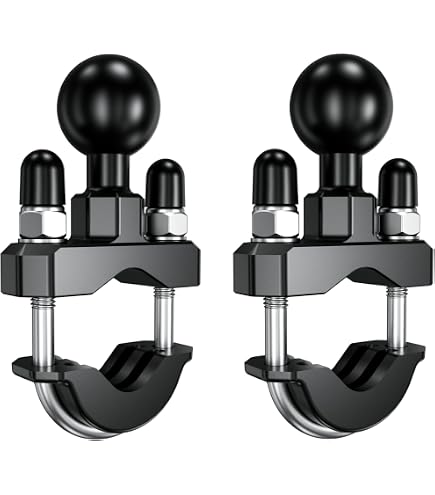 Ram Mounts RAM-B-408-112-15U – Coppia Di Basi Per Rotaia, 127 G, Nero