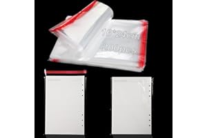 KINETOX 200 Pièces Sacs en Sachet Emballage Transparent Biscuit en Moyen Auto-adhésifs Cellophane Transparents 16 x 24 cm Sacs OPP Sachet Emballage pour Biscuits Bonbons Chocolat Bijoux