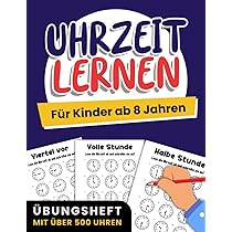 Lernuhr Kinder Set Aus Holz – Mit Puzzle-Karten & Würfeln, Lehrmaterial Für Die Grundschule