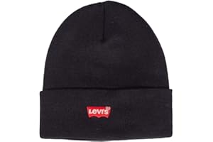 Levi's - Red Batwing Embroidered Beanie, Cuffia Uomo