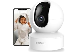 Imou 1080P Security Camera for Home Smart Camera Indoor Surveillance Home Camera 360° Motorized, IR Night Vision Baby Monitor Abnormal Sound, Two-way Talk, Pet Camera, Built-in Siren (DK2 1080P)