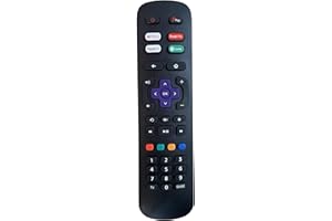 APYRDH for hisense roku tv remote control compatible for Hisense Roku Remote Control fit for R43B7120UK R50B7120UK R55B7120UK R65B7120UK compatible Hisense Roku TV B7120 - No Setup Required