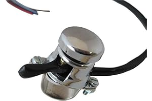 ALCHEMY PARTS Motorbike Switch Lucas style - Horn Headlight Dip Fit 7/8 inch 22mm bars