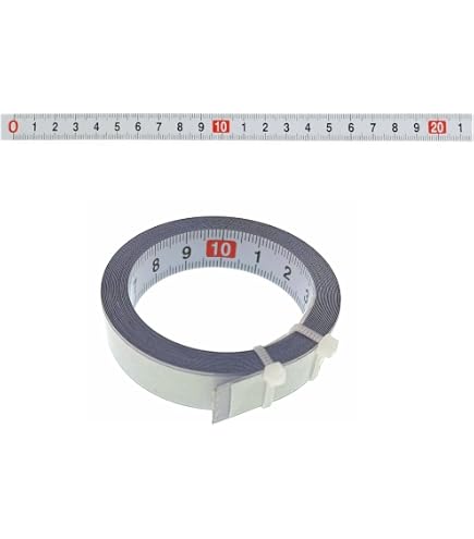 Lot De 3 Rubans à Mesurer Auto-Adhésifs - Mètre Ruban Acier 12,5mm Pour Établi, Mur, Machine Et Couture - Précision Et Facilité