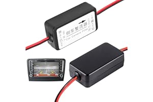 Inefala 12V DC Rectificador Filtros para Cámaras, Cámara de Marcha Atrás del Coche Relé de Potencia Condensador Filtro Rectificador