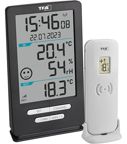 Funk-Thermo-Hygrometer für Raum- und Außenklima TRINITY | TFA Dostmann Funk-Thermo-Hygrometer für Raum- und Außenklima TRINITY | TFA Dostmann