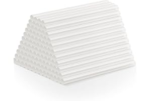 Tilswall 50 Stück Heißklebestifte Ø7 x 150 mm, Standard Klebesticks für Heißklebepistole, Ideal für DIY, Reparaturen und Bastelarbeiten