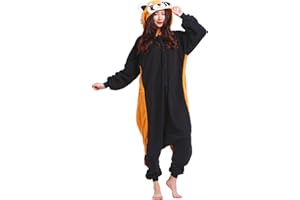 ULEEMARK Adulte Unisexe Anime Animal Costume Cosplay Combinaison Pyjama Outfit Nuit Vetements Onesie Kigurumi Halloween Costume Soiree de Deguisements, Hérisson