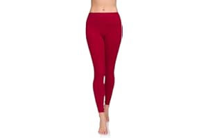 SOFTSAIL Leggings 95% Coton Leggings pour Femmes Taille Haute Longueur Totale Contrôle du Ventre Legging Pantalons Extensibles Temps Libre Relaxation Marche