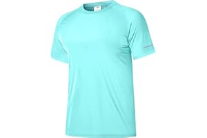 Boyzn 1 or 3er Pack UV Shirt Herren Schwimmshirt UPF 50+ UV Schutz T-Shirt Atmungsaktiv Schnelltrocknend Funktionsshirt Herren Kurzarm Rashguard Badeshirt Wandershirt Surf Sport Shirt für Schwimmen