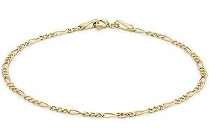Carissima Gold - Maille Corde Bracelet de Cheville Femme - 9 cts Or 375/1000