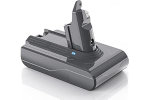 Akku für Dyson V6 DC62, LONGFIT Ersatzakku Li-ion 6500mAh Dyson V6 Animal Trigger Fluffy Motorhead Absolute, DC58 DC59 DC61 DC62 DC72 DC74 SV03 SV05 SV06 SV07 SV09