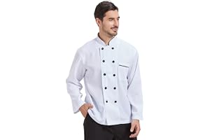 Nanxson Unisex köksjacka arbetsuniform kortärmad för hotell restaurang bageri CFM0001