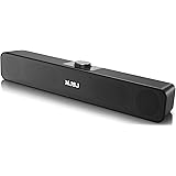 PC Speakers,NJSJ 2.0 Computer Speakers USB Powered Stereo Mini Soundbar,Volume Control,Space Saving Design Portable Sound Bar