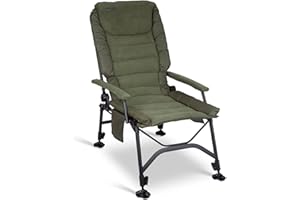 Sonik Bank Tek Hi-Back Recliner Carp and Coarse Fishing Chair EC0030