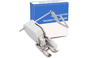 YEQIN Open Toe Even Feed Walking Foot W/Guide SA188 for Brother F033N F033 XC2214002 Pressure Foot