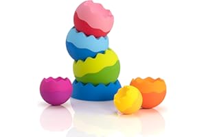 Fat Brain Toys Tobbles Neo Piramidka, Wielokolorowy, M