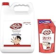 Lifebuoy Germ Protection Total PRO Plus Liquid Handwash Refill Canister, 5L & Lifebuoy Total 10 Germ Protection Liquid Handwash Refill Pack, 725ml (1+1 Free Combo)