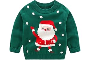 JIAMY Bebé Niños Suéter Sudadera de Navidad Jersey de Invierno Camiseta Manga Larga 12 Meses-5 Años