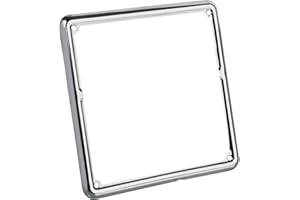 AMAS The Best CORNICE TARGA EUROPEA MOTOCICLI ACCIAIO INOX MADE IN ITALY NUOVO CODICE DELLA STRADA (CROMATA)