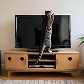Evcil hayvan kedi k&ouml;pek pet i&ccedil;in televizyon kemeri