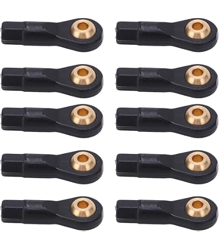 10 Forcelle In Nylon Bianco Per Aeromodellismo RC: Snodo Per Servo E Braccio Di Controllo, Foro 2mm, Lunghezza 29mm, Accessori Per Aeroplani Telecomandati - 3