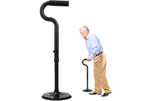 JAOGAUS Herramienta de ayuda de movilidad ajustable, ayuda de pie, ayuda de pie para ancianos, personas mayores y discapacitadas, doblar el mango, equipo de soporte estable para levantarse en interiores