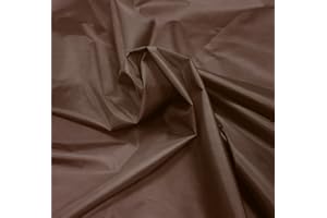 A-Express Impermeable Poliéster Tela 5oz Polainas Material al aire libre Cubrir Acampar Bandera - 5 Metro (500cm x 150cm) Marrón