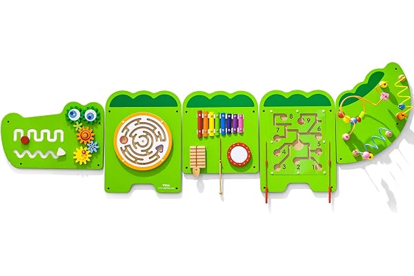 VIGA Toys-Jeu Mural-Crocodile, 50346