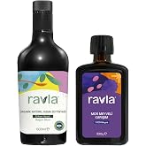 Ravla 2'li &Uuml;r&uuml;n Ravla Mor Meyveli Karışım 330g / Organik Zeytinyağı 500ml - Y&uuml;ksek Polifenol Serisi