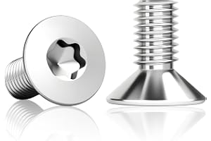 150 st senkskruv M3x10 mm, rostfritt stål Torx | M3x10 mm rostfritt stål A2 V2A med Torx och helgänga för möbler, verkstad oc