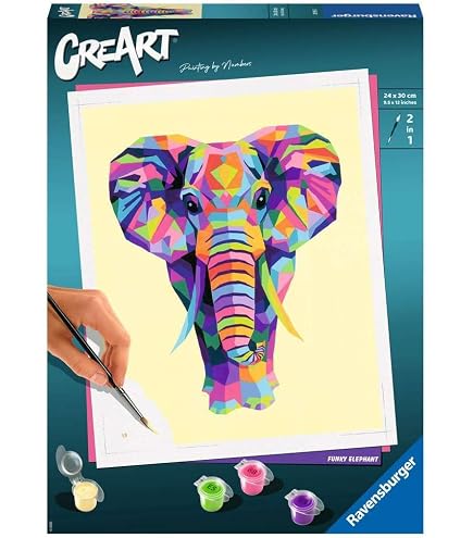 CreArt Girafe 24x30 cm - Peinture par numéros - Dès 12 ans CreArt Girafe 24x30 cm - Peinture par numéros - Dès 12 ans