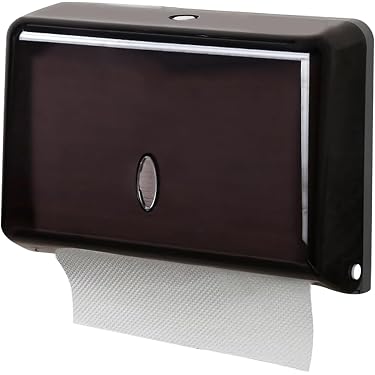 Produktbild von Papierhandtuchspender Aus Aluminium Mit Holzdeckel – Wandmontage, 24,5x10x21 Cm, Für Küche & Bad