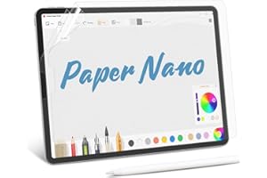 MOBDIK 2 Stück Papier Schutzfolie für iPad Pro 11 & iPad Air 5. / 4. Generation (10,9 Zoll), Zeichnen Wie auf Papier, Blendfreiem, Kompatibel mit Apple Pencil, mit Easy Installation Kit
