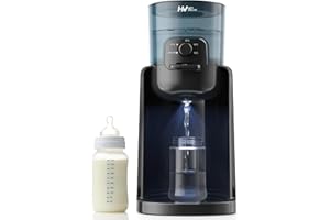 HEYVALUE Flaschenzubereiter für Babys,Flaschenwärmer Baby,Instant Warmer,Wasserspender für Sofortige Herstellung von Formelflaschen,4 Temperaturen 72H Smart Thermostat, Heißwasserspender, Schwarz