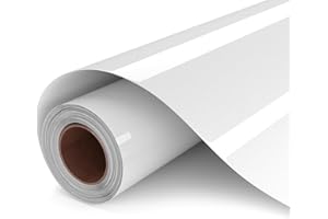 UIOK Vinilo Textil Termoadhesivo Plata HTV Rollo de Vinilo Transferencia de Calor, Película de Vinilo Textil Termoadhesivo Textil para Cricut y Silhouette Cameo,Fácil de Cortar y Desherbar (Plata)