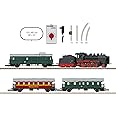 Märklin Model Railway Starter Pack 81874 "Museum Passenger Train with Steam Train BR 24 - Locomotive Track Z, 24 cm, Made of Metal with Plastic Tender, from 15 Years