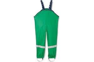 Playshoes Fleece-Bib Shorts - Pantalones Impermeable Unisex niños