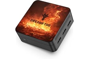 DREAMFYRE Mini PC N100 12Go DDR5/512Go M.2 SSD, Mini Ordinateur Alder Lake N100 (jusqu'à 3.4GHz), Mini Ordinateur de Bureau, Tour PC 4K Triple Display,WiFi 5,Bluetooth 5.0 pour la Maison/Bureau/école
