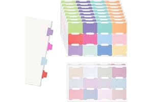 PLOREDE 120Pcs Sticky Index Tabs Writable Book Tabs, Sticky Notes Tabs, Page Markers for Annotation, 24Colours Double-Sided Post It Tabs, Blank Planner Stickers for Labeling Classification