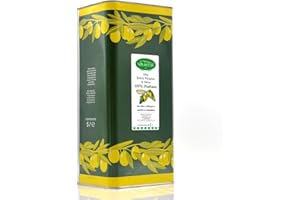 VALLE DEL CRATI ECCELLENZE GASTRONOMICHE DAL 1998 Valle del Crati Huile d'Olive Extra Vierge | Huile d'Olive Italienne extraite à froid | Huile d'Olive Extra Vierge italienne goût et parfum intenses | Huile de Calabre bidon de 5 litres