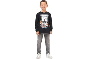 TERRANOVA Bambino T-Shirt Girocollo Stampa Minecraft®. vestibilità Regular