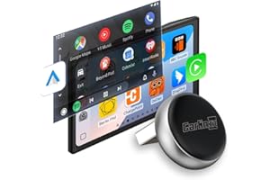 CarlinKit Mini-Ultra 3 Wireless Adater - konwertuje przewodowy CarPlay/Android Auto na bezprzewodowy, Plug and Play, USB/Type-C, aktualizacja OTA