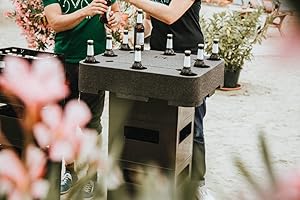 ‎ELGIGA DER MEGASTORE IM INTERNET! elGiga Bierkasten-Aufsatz mit Deckel - Bierlounge Stehtisch - aus EPP Kunststoff