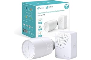 TP-Link Kasa Thermostat Connecté Matter, Compatible avec HomeKit, Alexa et Google Assistant, Réduisez Vos factures et contrôlez Le Chauffage à Distance Via l'application, KE100 KIT