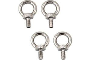 SEERAPHEE M10 Occhiello di sollevamento in acciaio inossidabile 304 (4 pezzi)