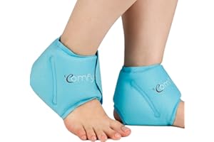 Comfytemp Impacco di Ghiaccio per Lesioni Alla Caviglia, Borsa del Ghiaccio Riutilizzabile per Alleviare il Dolore alla caviglia, Fascite Plantare, Tendinite di Achille, Distorsioni (2 unità)