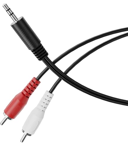 Hama Adattatore Da Presa CCH A 2 Prese RCA, Cavo Flessibile, Per Subwoofer E Amplificatore, Nero