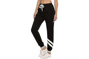 iClosam Pantalón Chandal Mujer Algodón Pantalones Mujer Largos Pantalones Deportivos con Bolsillos Laterales para Correr Fitness Yoga Jogger Casual S-XXL